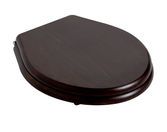 Olympia Impero Style, деревянное сиденье с микролифтом, цвет орех, петли хром