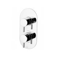 GATTONI FLAT Termostatici смеситель для душа 2 рычага на 2 выхода, ,цвет хром GATTONI FLAT Termostatici смеситель для душа 2 рычага на 2 выхода, ,цвет хром
