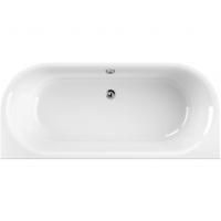 Акриловая ванна Cezares Metauro Wall 180х80 Белая