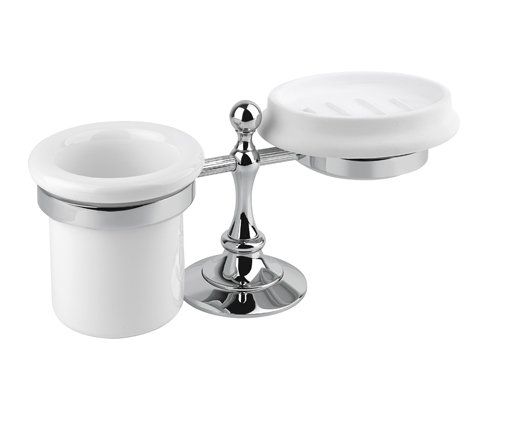 Стакан и мыльница настольные CEZARES OLIMP-STT