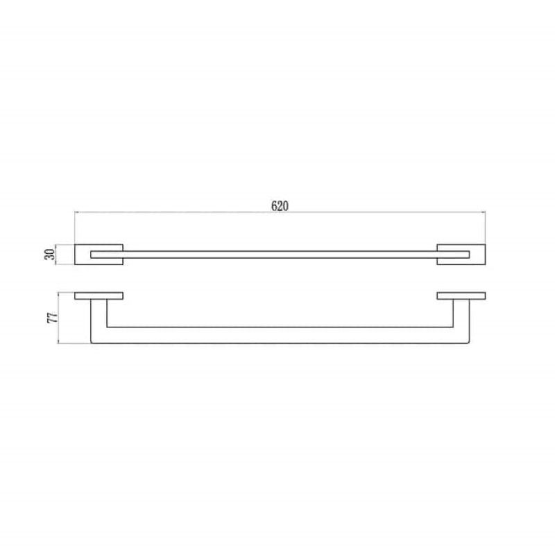 Полотенцедержатель BELZ B90301, черный