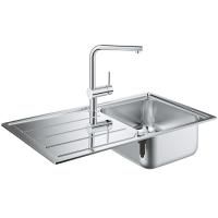 Кухонная мойка со смесителем Grohe K500 31573SD0 Матовый хром Кухонная мойка со смесителем Grohe K500 31573SD0 Матовый хром