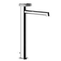 Gessi Anello Смеситель для раковины высокий с длинным изливом, с донным клапаном, цвет: хром