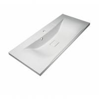 Раковина СанТа Elen 80 см, литой мрамор, белая