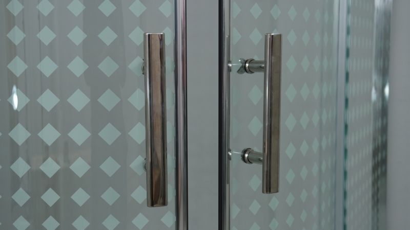 Душевой уголок Timo 90х90 TL-9001R профиль Хром стекло прозрачное с рисунком, артикул TL-9001R