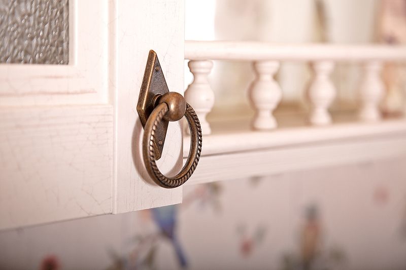 Подвесной шкаф Бриклаер Кантри 30 Бежевый дуб прованс