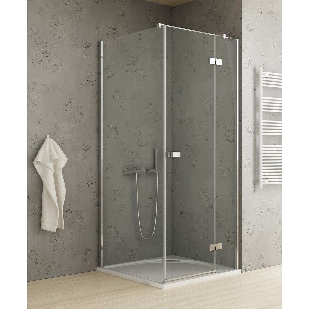 Душевое ограждение NEW TRENDY REFLEXA R 110x90x200 EXK-1404/EXK-0006 (хром)