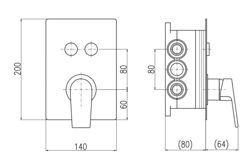 Смеситель для душа Rav Slezak Colorado CO286BOX