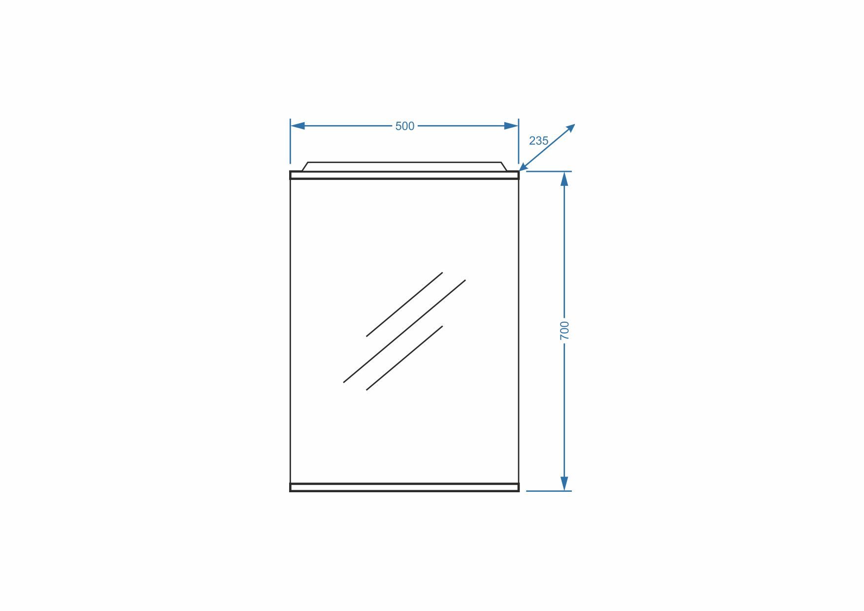 Зеркало "Ильза 50/С"