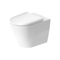 Duravit D-Neo Унитаз напольный 370х580х400 мм, безободковый, слив в стену, цвет: белый