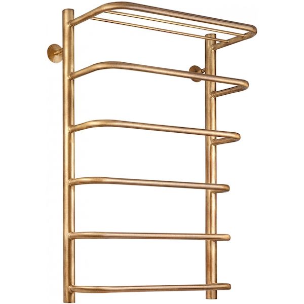 Водяной полотенцесушитель Secado Мерида 2 50х80 с полкой Бронза