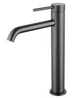 Смеситель для раковины высокий WONZON & WOGHAND STICK, Темный графит (WW-88239017-BGM)