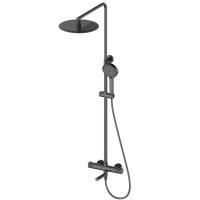 Душевая система с термостатом WONZON & WOGHAND, Темный графит (WW-88739902-BGM)