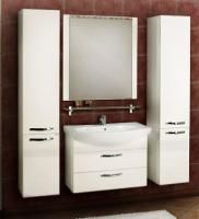 Тумба под раковину АКВАТОН АРИЯ М 76 1A140801AA010 (подвесная, белый глянец), шт