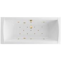 Ванна EXCELLENT Aquaria Lux 180x80 "RELAX" (золото)