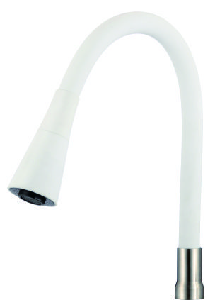 Гибкий излив для кухонного смесителя Savol S-MCG02L, белый