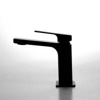 FIMA|Carlo Frattini Fit Смеситель для раковины на 1 отв, с донным клапаном, h167мм излив 160мм, цвет: черный матовый FIMA|Carlo Frattini Fit Смеситель для раковины на 1 отв, с донным клапаном, h167мм излив 160мм, цвет: черный матовый