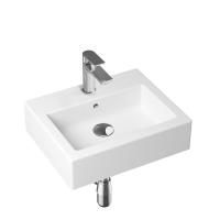Комплект 4 в 1 Lavinia Boho Bathroom Sink 21510377, накладная фарфоровая раковина 50.5 см, смеситель, латунный сифон, донный клапан quick-clac