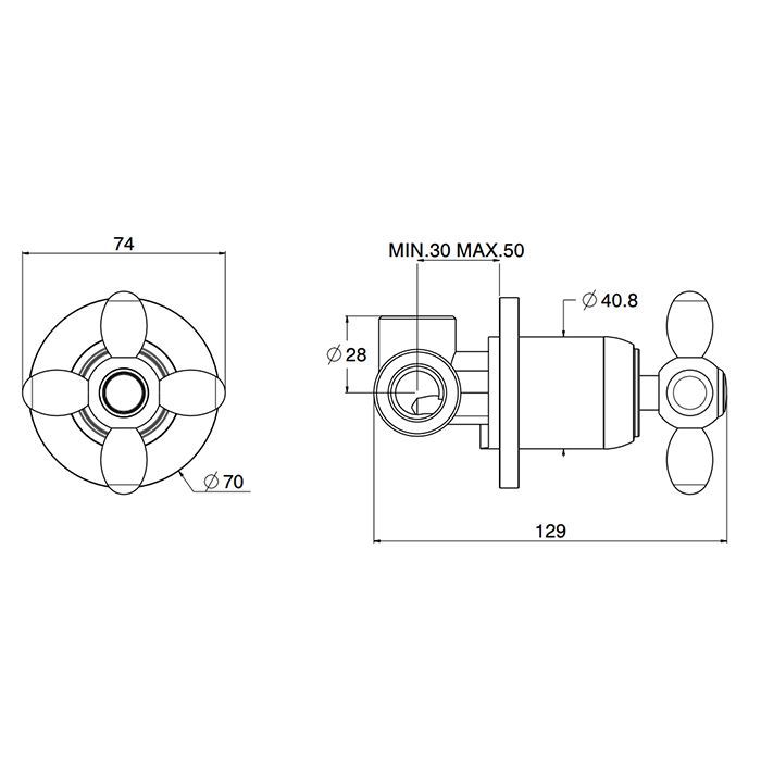 Fima Carlo Frattini Olivia Переключатель на 2 выхода, цвет: золото Fima Carlo Frattini Olivia Переключатель на 2 выхода, цвет: золото