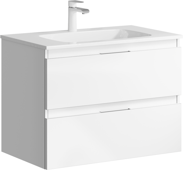 Accent тумба под умывальник, цвет белый, 75 см