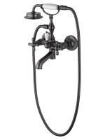 Смеситель для ванны с душем WONZON & WOGHAND RETRO, Темный графит (WW-88639020-BGM)