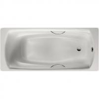 Стальная ванна Roca Swing 180x80 2200E0000 с отверстиями для ручек с антискользящим покрытием