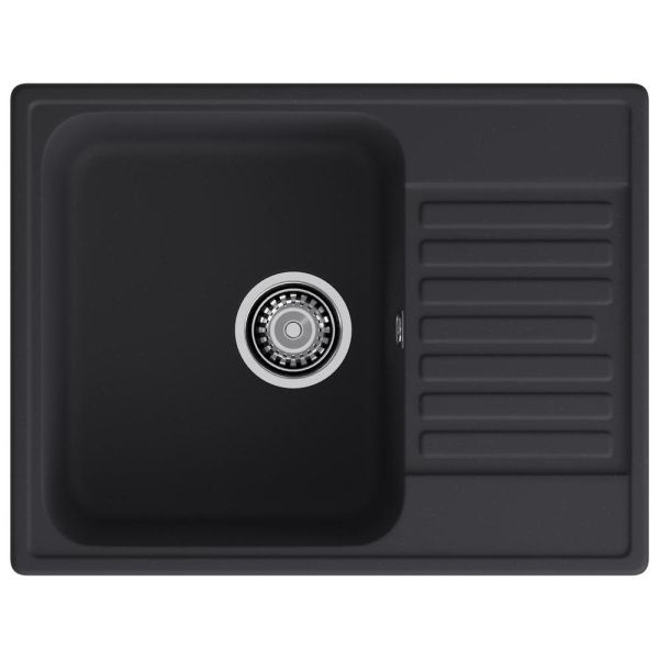 Кухонная мойка GranFest QUARZ 13, черный