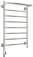 Электрический полотенцесушитель СТИЛЬЕ "Формат 20 ТЛ" 800х500 (Полка + 7) П16 (Без покрытия)
