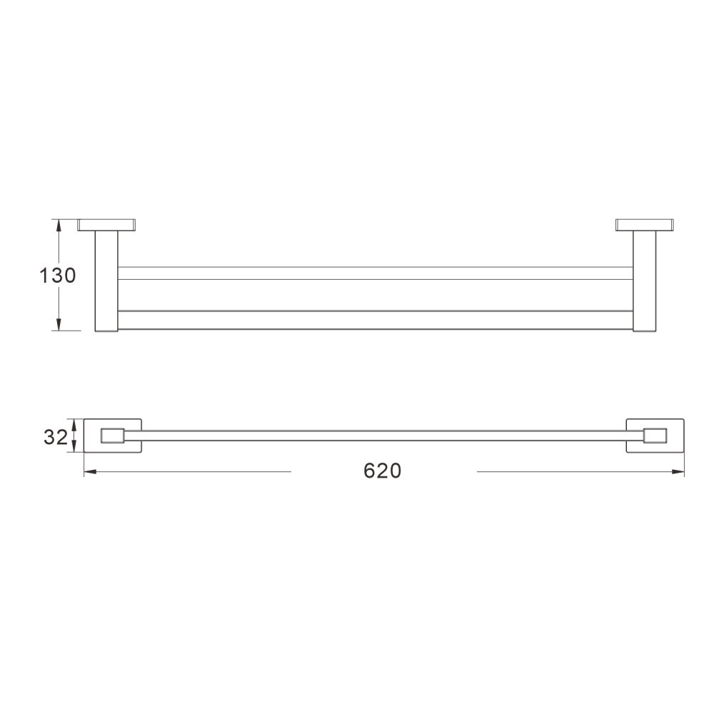 Полотенцедержатель Shevanik SG5627C, белый