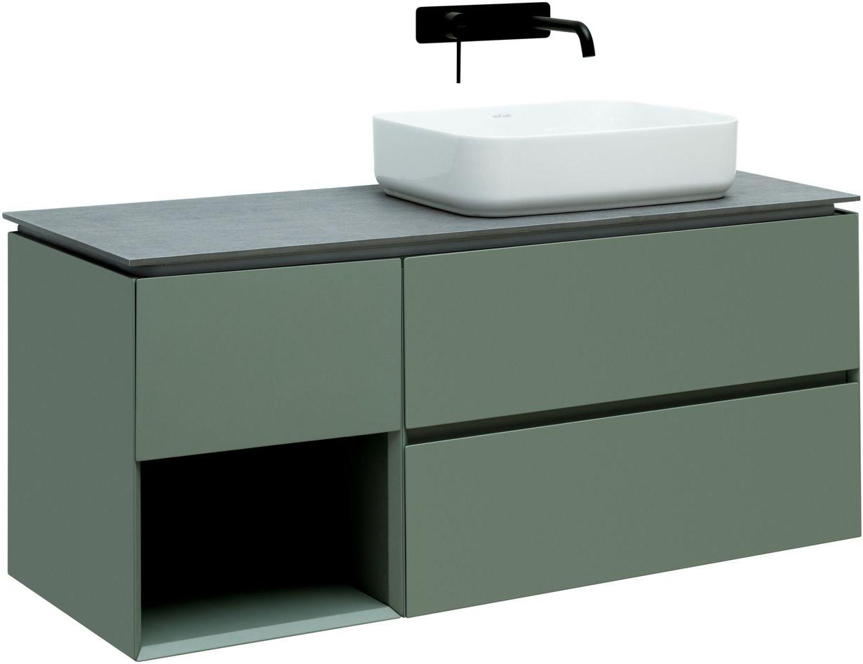 Тумба под раковину Allen Brau Infinity 120 1.21007.CGM R олива матовый