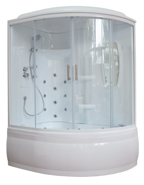 Душевая кабина Royal Bath  RB 140ALP-T (прозрачное) левая