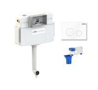 Комплект 3 в 1 бачка скрытого монтажа для приставного унитаза Lavinia Boho Relfix 77030058