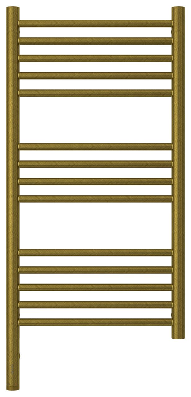 Полотенцесушитель электрический "БОГЕМА 3.0" прямая 800х400 / МЭМ левый (Состаренная бронза)