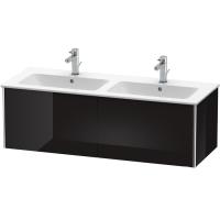 Duravit ME by Starck  Двойная раковина для мебели с перел., с 1 отв. под смес., 1300x490мм, Цвет: Белый