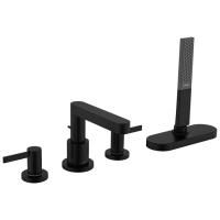 HANSGROHE FINORIS Смеситель на борт ванны на 4 отверстия, с ручным душем и коробом sBox, цвет черный матовый HANSGROHE FINORIS Смеситель на борт ванны на 4 отверстия, с ручным душем и коробом sBox, цвет черный матовый