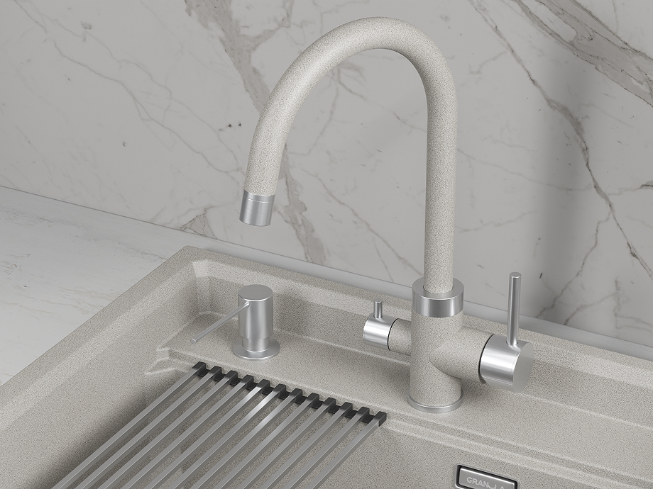 Смеситель для кухни GRANULA (5169, БАЗАЛЬТ), артикул 5169, БАЗАЛЬТ