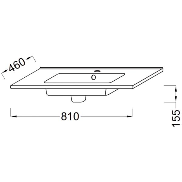 Раковина Jacob Delafon Ola 81 EXT112-00 Белая