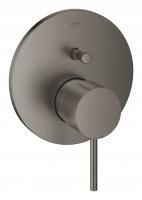 Смеситель однорычажный для ванны GROHE Atrio New, круглая розетка, темный графит матовый (24066AL3) Смеситель однорычажный для ванны GROHE Atrio New, круглая розетка, темный графит матовый (24066AL3)