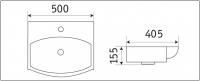 Умывальник CeramaLux 78014CMB Умывальник CeramaLux 78014CMB