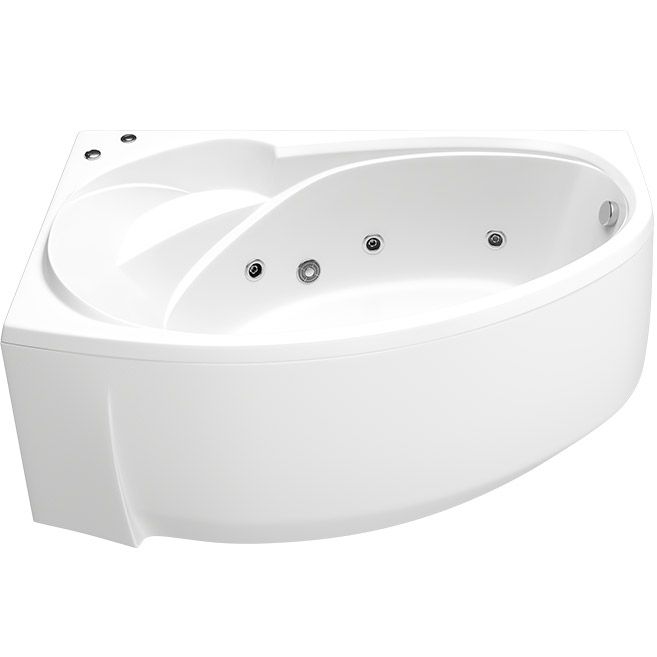 Акриловая ванна Bas Флорида 160x88 L без гидромассажа