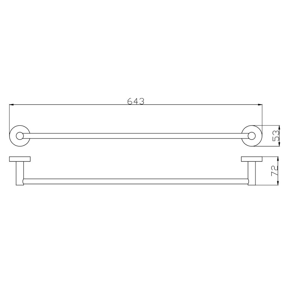 Полотенцедержатель Rav Slezak COLORADO COA0701/60ZRL, розовое золото