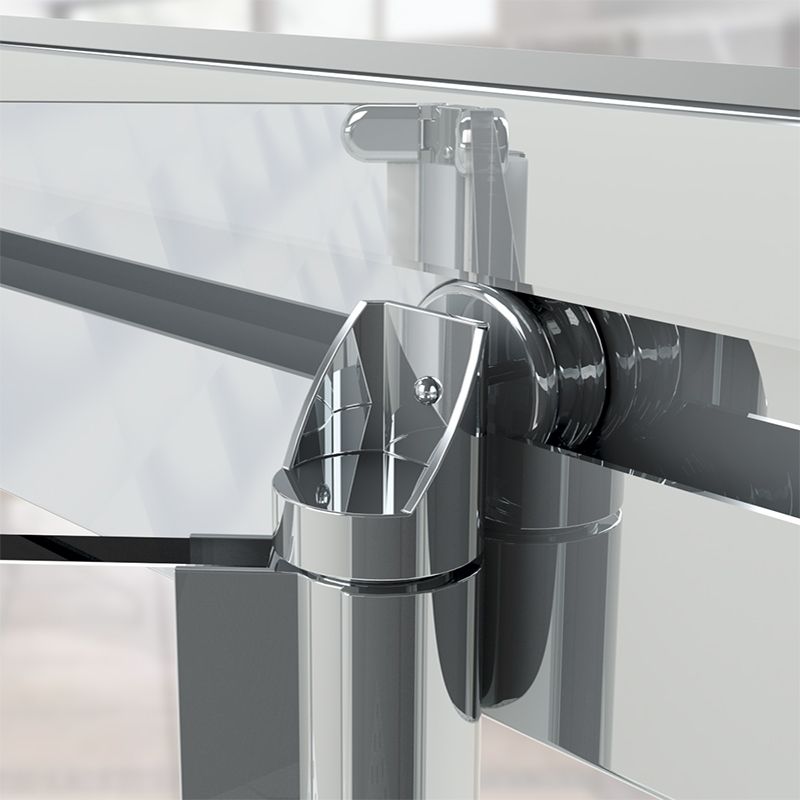 Душевой уголок Radomir Люкс 80x80 1-09-2-0-0-0991 профиль Хром стекло матовое