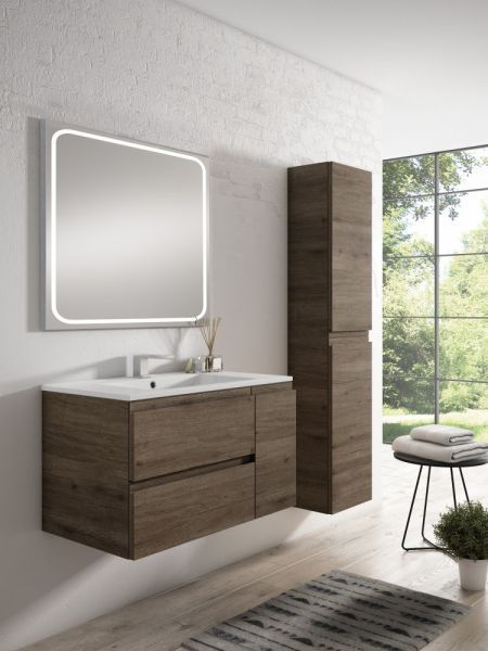 Xpertials EMIN, зеркало 120х80 см, LED свет, вкл/выкл с диммером, профиль матовый хром