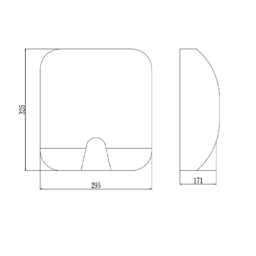 Сушилка для рук Savol S-CF8642, хром, артикул S-CF8642