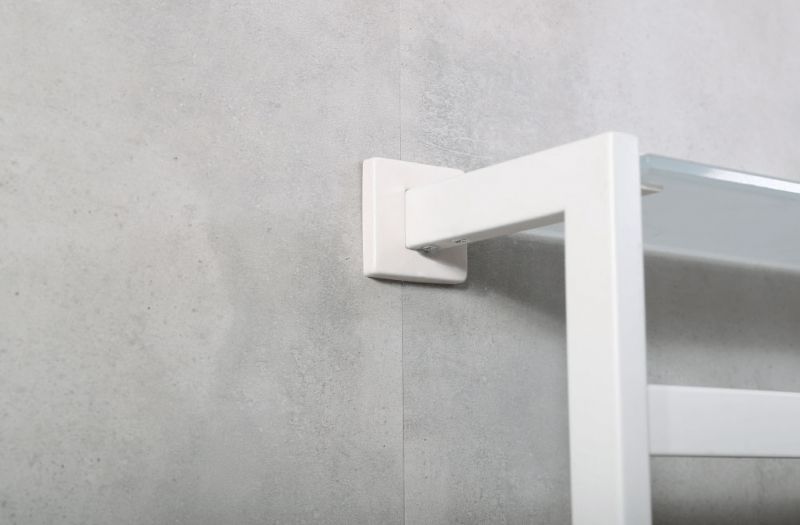 Электрический полотенцесушитель Black&White Universe 580х350 N-333W с полкой Белый