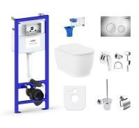 Комплект 10 в 1 Lavinia Boho Bell Pro Rimless 98010102, премиум с пластиковой клавишей