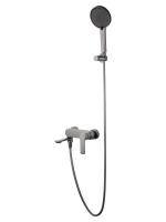 Смеситель для ванны с душем WONZON & WOGHAND BRILLIANT, Темный графит (WW-88037079-BGM)