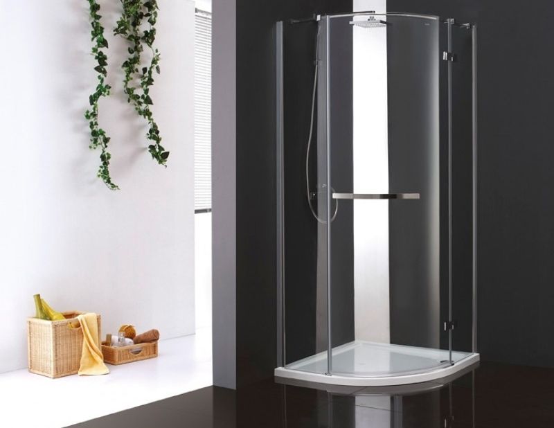 Душевой уголок Cezares BERGAMO-W-RH-1-120/100-ARCO-C-Cr-L-IV IV профиль Хром стекло прозрачное