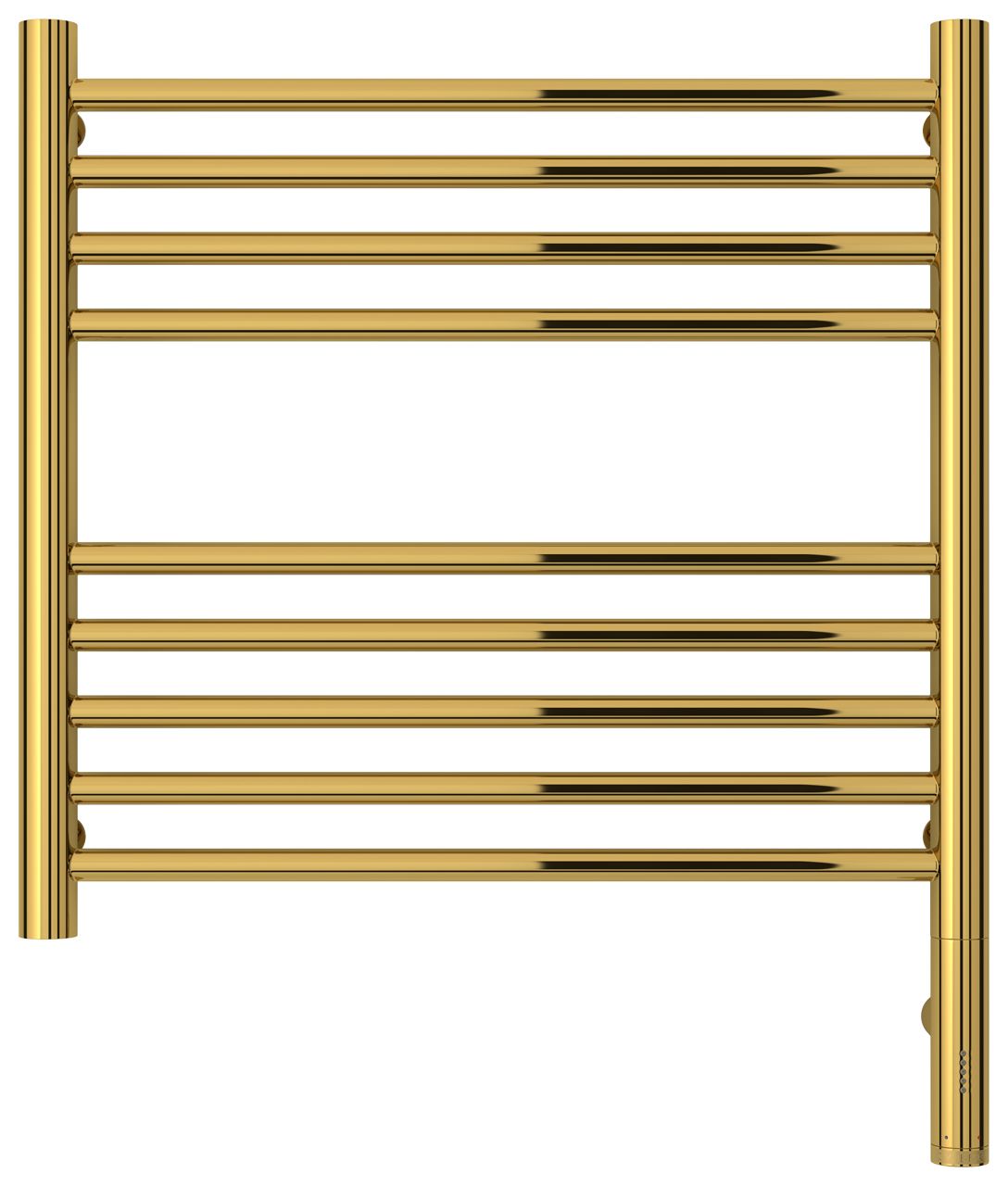 Полотенцесушитель электрический "БОГЕМА 3.0" прямая 500х500 / МЭМ правый (Золото)