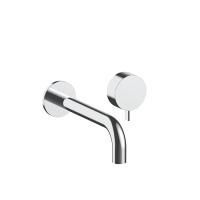 Fantini AF/21 Смеситель для раковины настенный встраиваемый, прогрессивный, излив 212 мм., внешняя часть, цвет хром